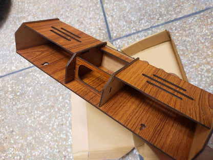 Brow MDF Abstract Art key Holder for Home Decor