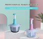 Hand Push Vegetable Chopper Pink Mint Green