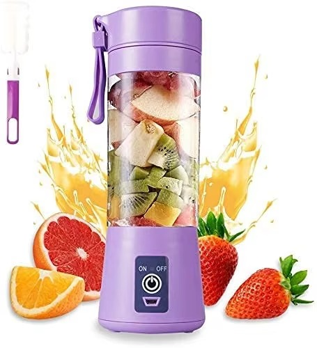 Portable rechargeable juicer blender