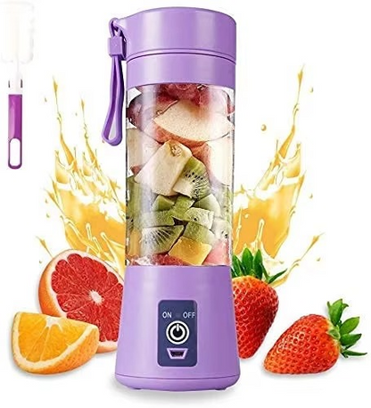 Portable rechargeable juicer blender