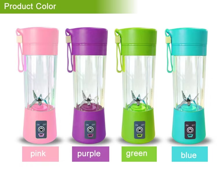 Portable rechargeable juicer blender