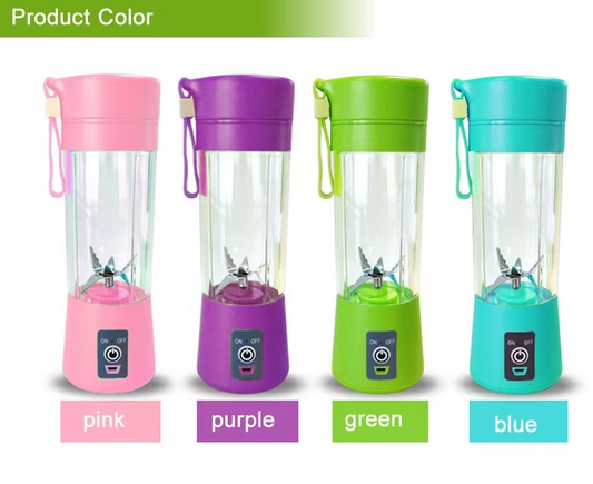 Portable rechargeable juicer blender
