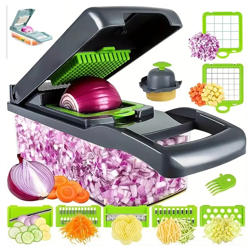 Multifunctional 16-in-1 Veggie Chopper