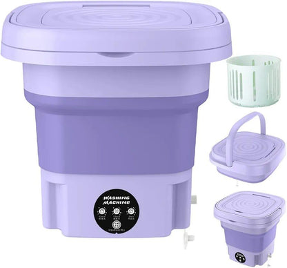 Portable Mini Washing Machine Green ABS Plastic