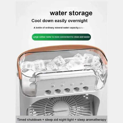 Mini Air Cooler with 3 Speeds & Perfume Feature