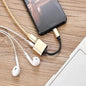 3 in 1 Type C Charging & Audio Adapter Black Golden