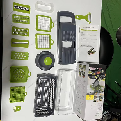 Multifunctional 16-in-1 Veggie Chopper