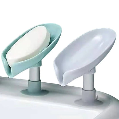 Leaf-Shaped Self-Draining Soap Holde