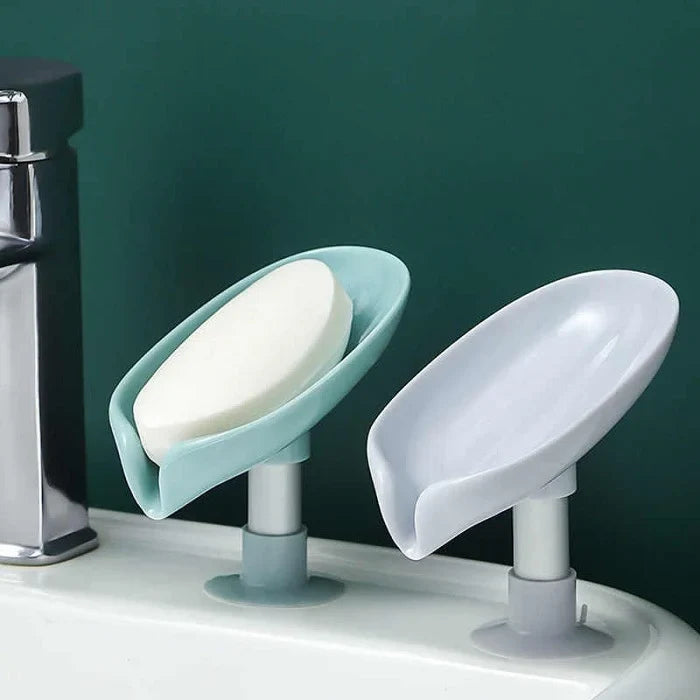 Leaf-Shaped Self-Draining Soap Holde