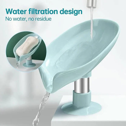 Leaf-Shaped Self-Draining Soap Holde